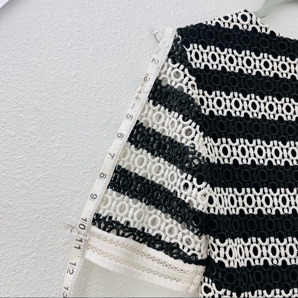 ALEXIS midi dress black white laced T-shirt dress bouffant prom formal casual - Picture 10 of 16